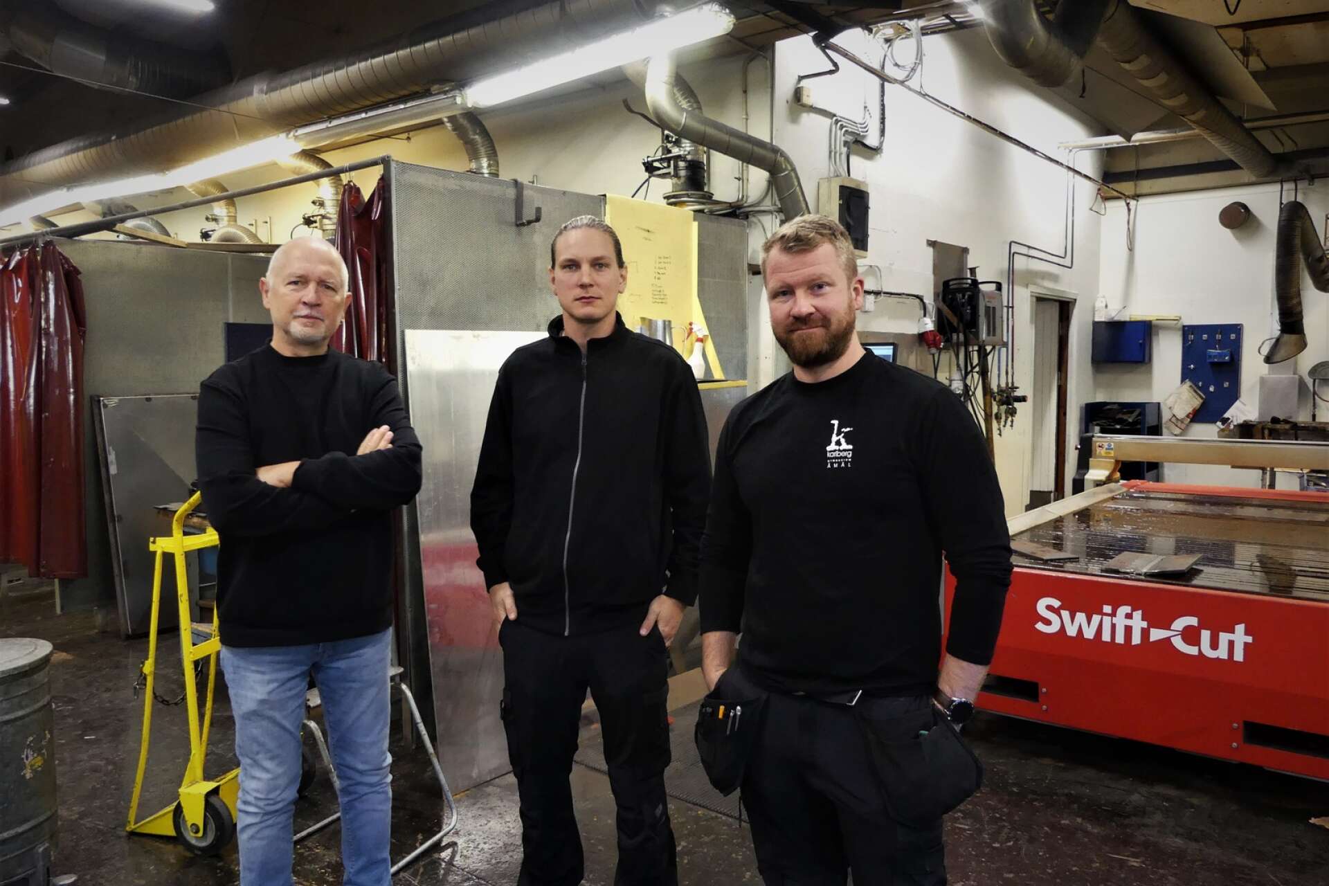 Lärarna Kennet Stålhandske, Andreas Pettersson och Johan Solhemmer tror det finns flera förklaringar till varför intresset för industriprogrammet ökar i Åmål.