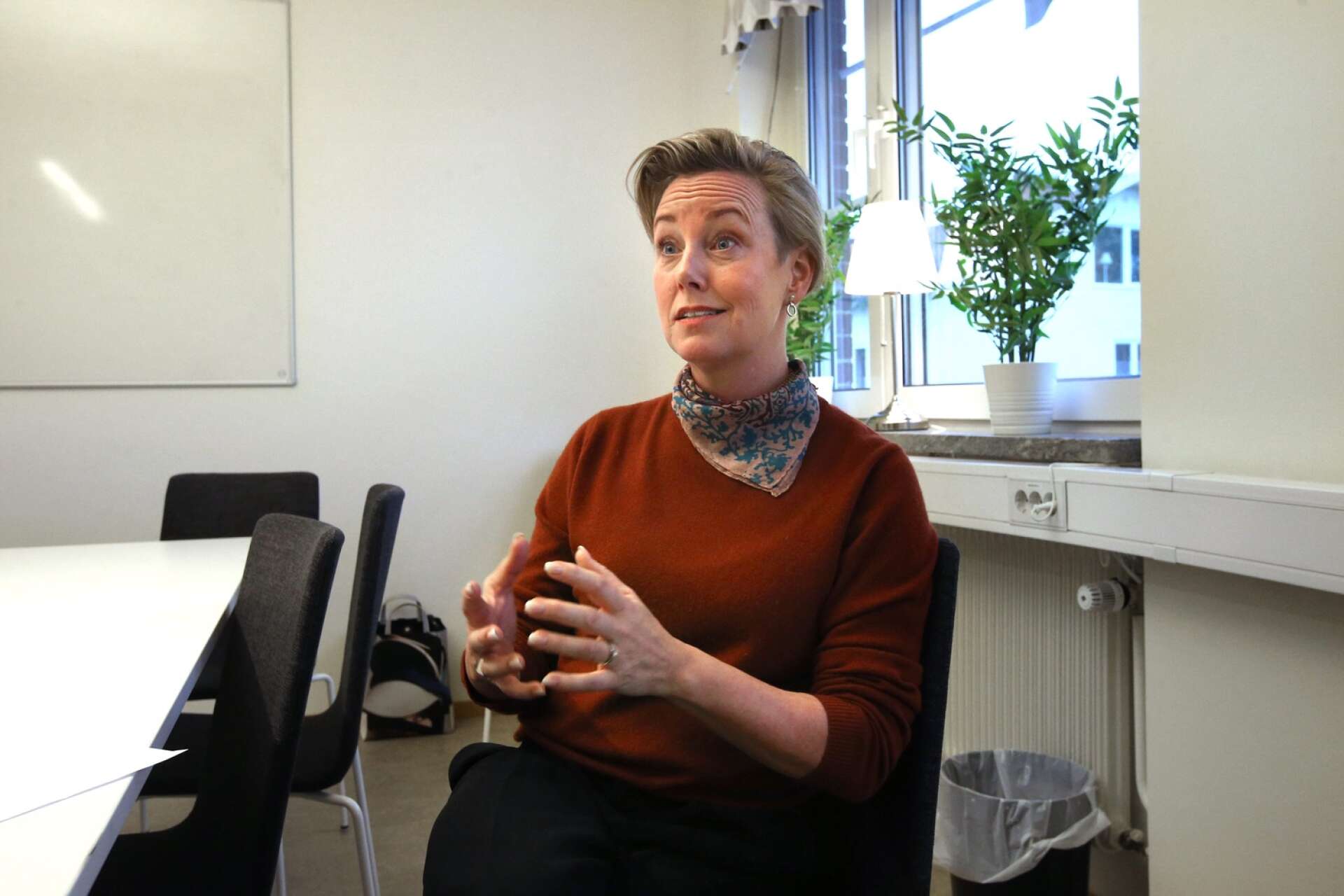 Maria Kjällström, skoldirektör i Karlstads kommun, längtar till jullovet – precis som Smittskydd Värmland.