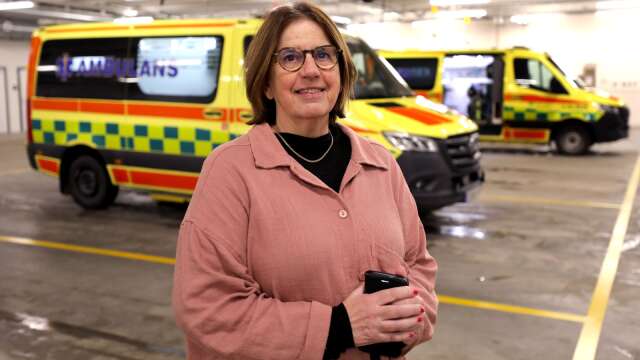 Carina Karlsson-Brännehed, verksamhetschef akuten och ambulansen, tycker att det känns tryggt att inställelsetiden för ambulansen i Lidköping inte har ökat mer än marginellt. Däremot syns ökad väntetid i Karlsborg.