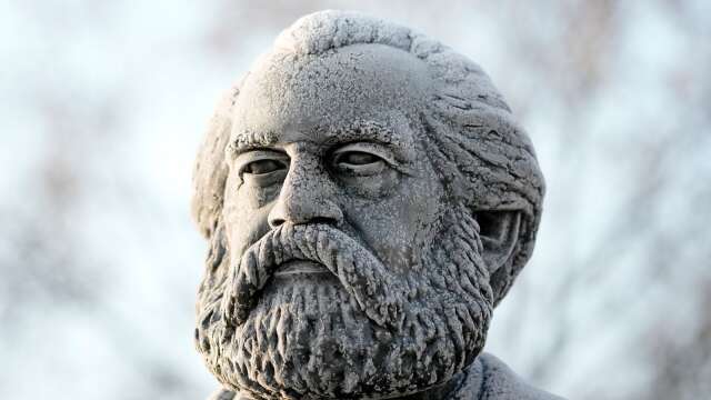 Karl Marx var föremål för Stefan S Widqvists föredrag under ABF:s ”Folkbildarfrukost”.