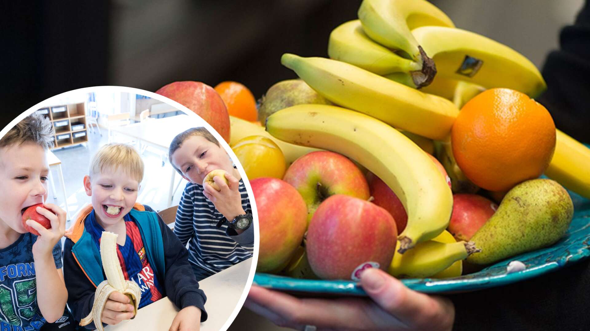 Gratisfrukt införs på Lidköpings skolor • Oro uttrycks för att undervisningstid tas i anspråk