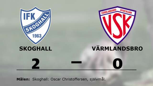 IFK Skoghall vann mot Värmlandsbro SK