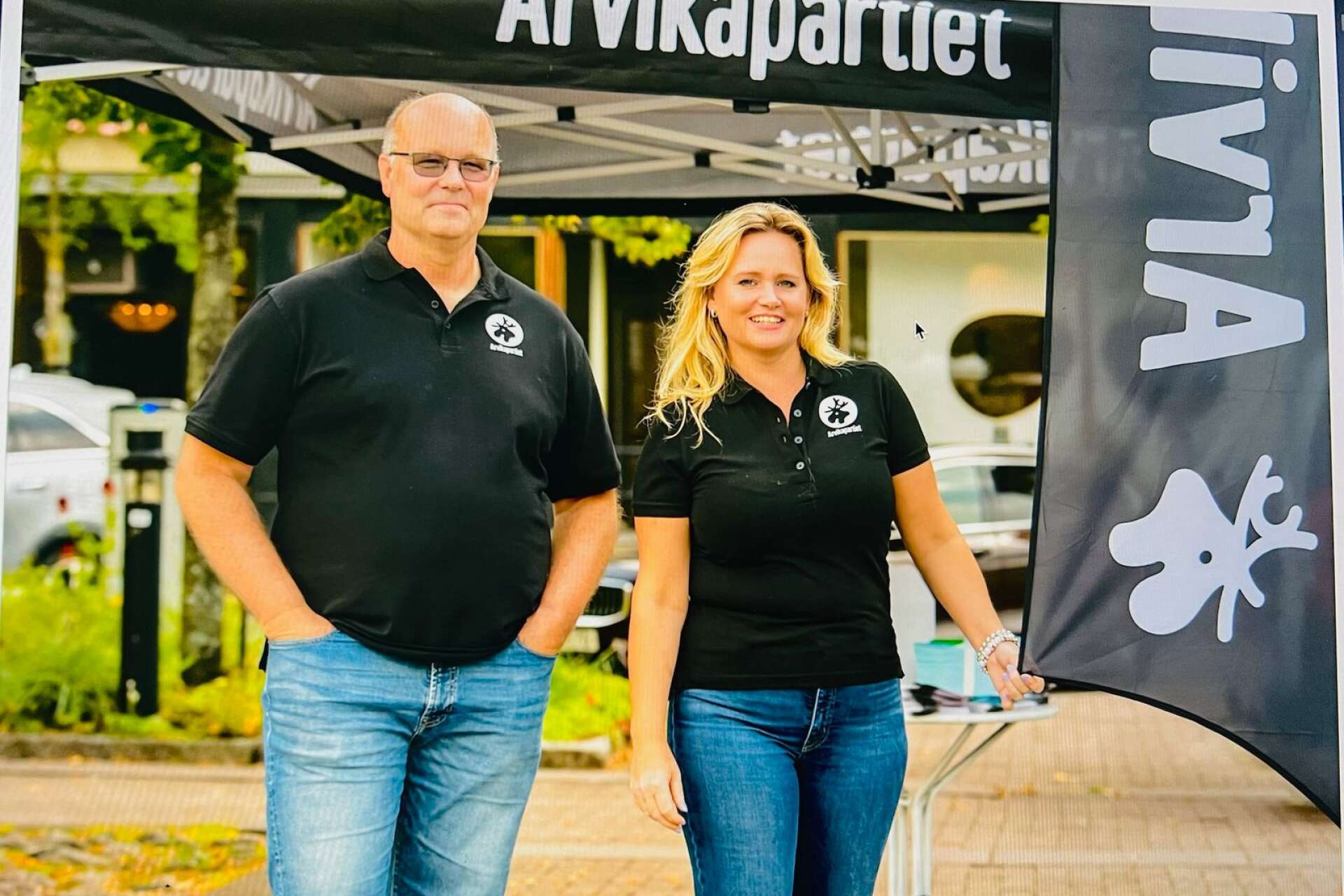 Weine Dahlén och Susanne Engstad Clarke från Arvikapartiet ställer även upp på regionnivå med Värmlandslistan.