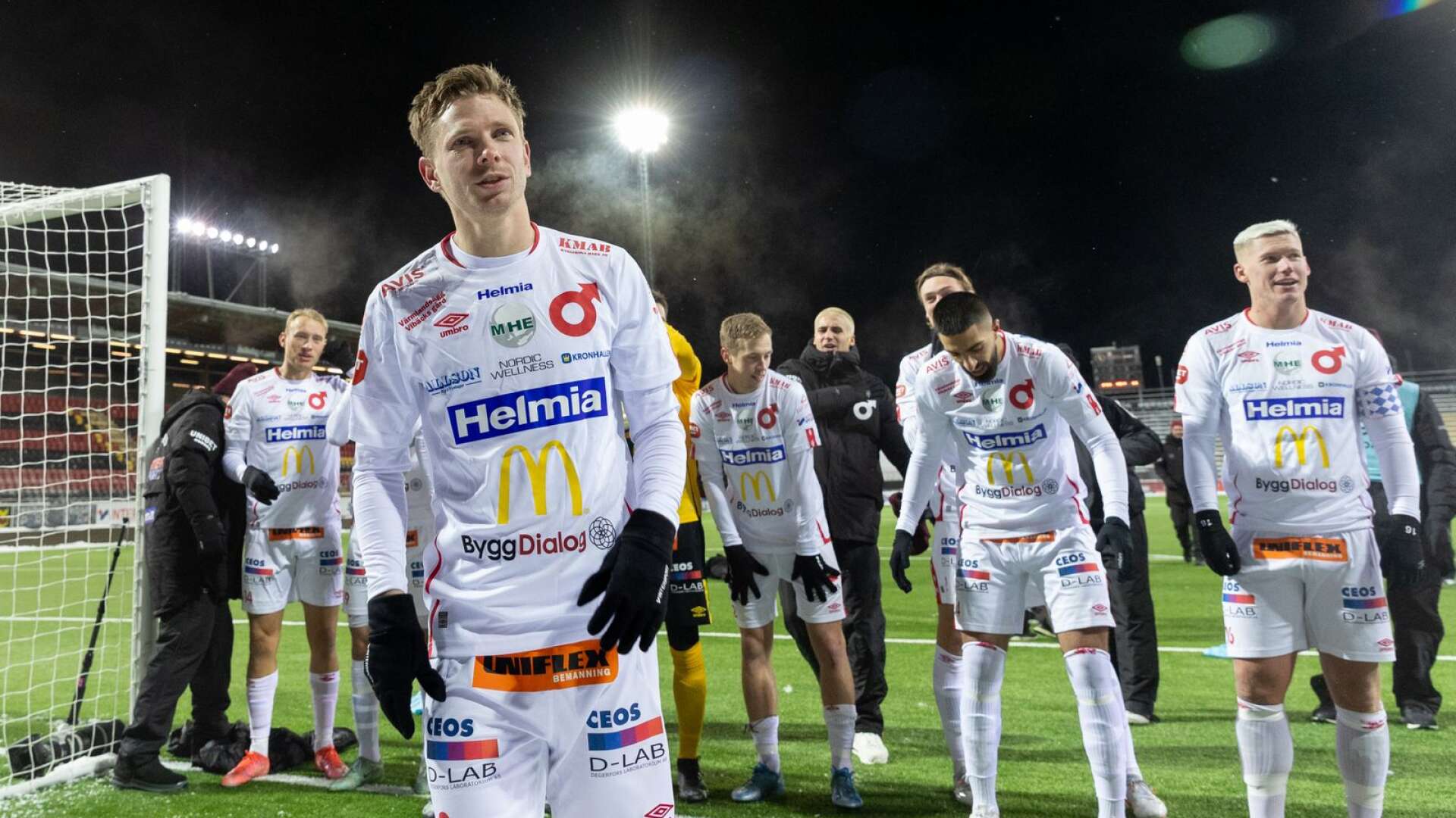 Degerfors Johan Bertilsson gjorde matchens enda mål mot Östersund.