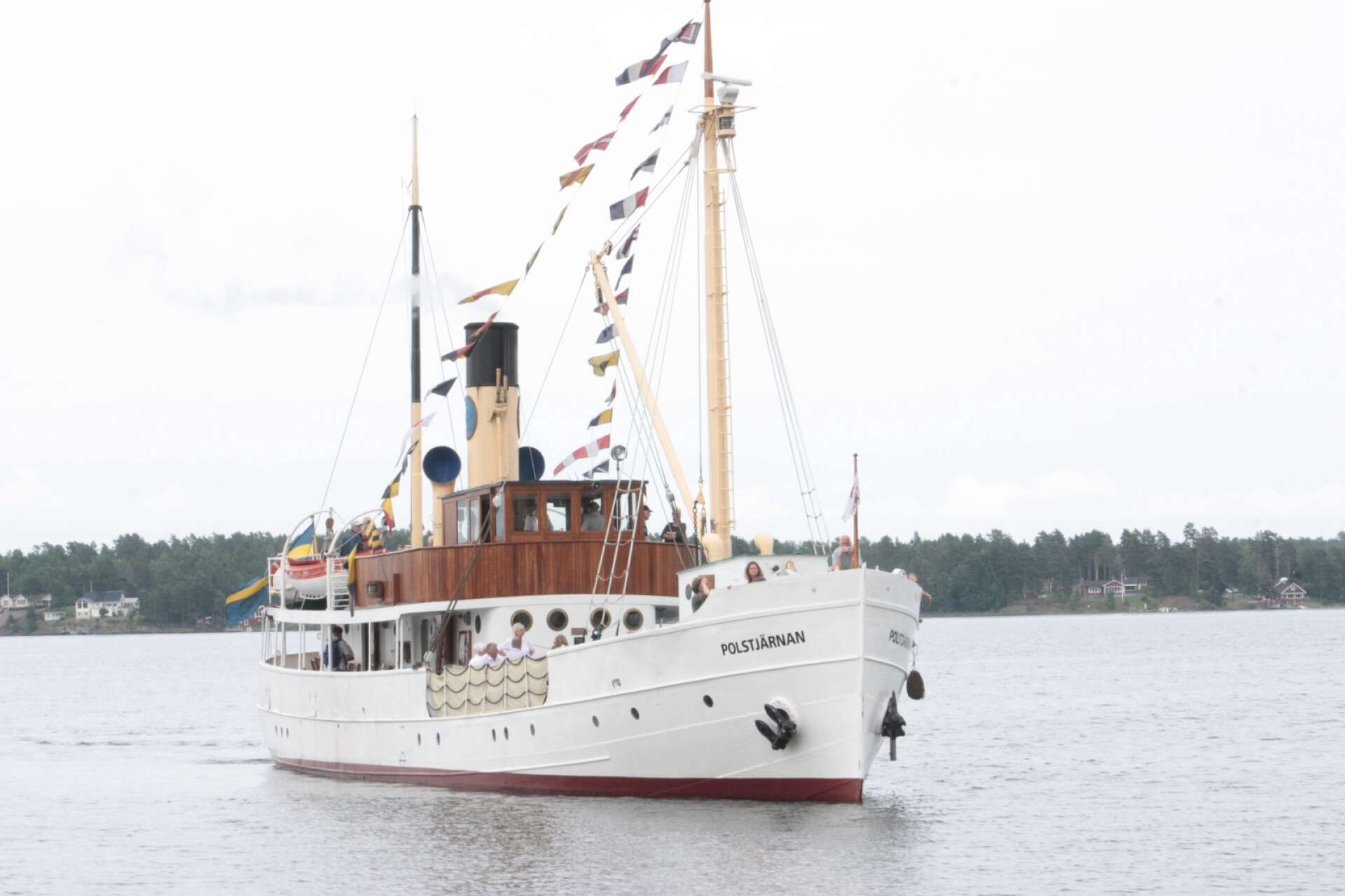 S/S Polstjärnan är ett av två värmländska fartyg som får ekonomiskt stöd från Sjöhistoriska museet.
