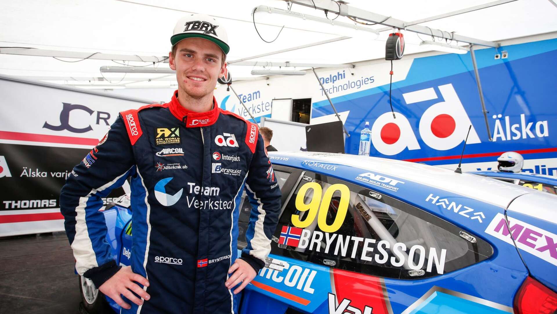Thomas Bryntesson, 23, är klar för ytterligare en säsong i rallycross-EM.