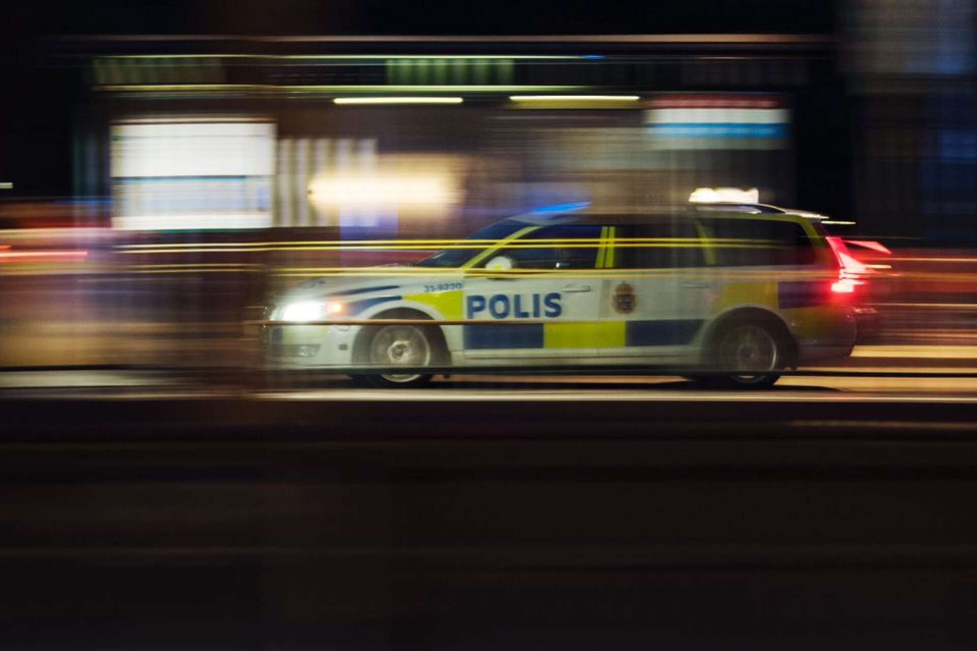 Det blev en del aktivitet för polisen i Värmland under natten. Genrebild.