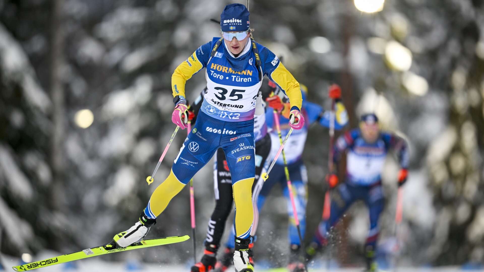 Linn Persson blev bästa svenska i söndagens världscuplopp i skidskytte i Östersund.