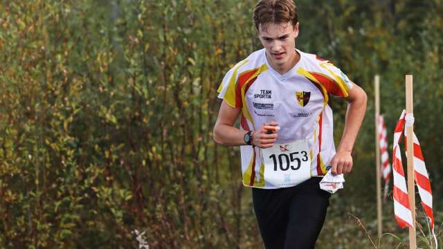 Törebodakillen Johan Mårtensson kom på en fin fjärdeplats vid junior-SM i orientering.