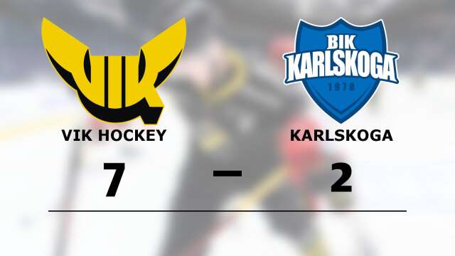 Västerås IK vann mot BIK Karlskoga Junior