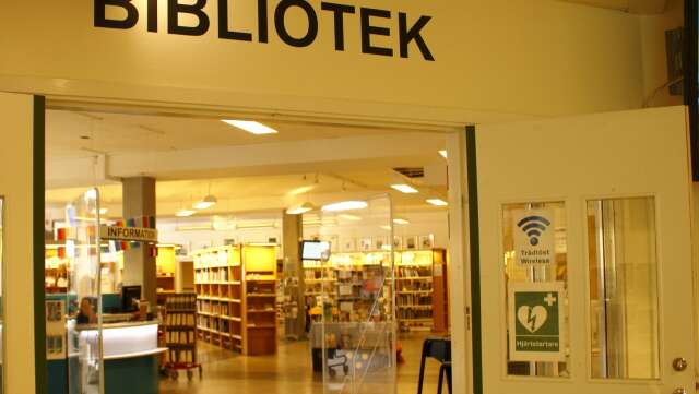 Karlskoga bibliotek tilldelas ett av Region Örebro läns stipendium. (Arkivbild)
