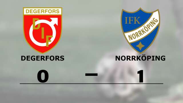 Degerfors IF Ungdom förlorade mot IFK Norrköping