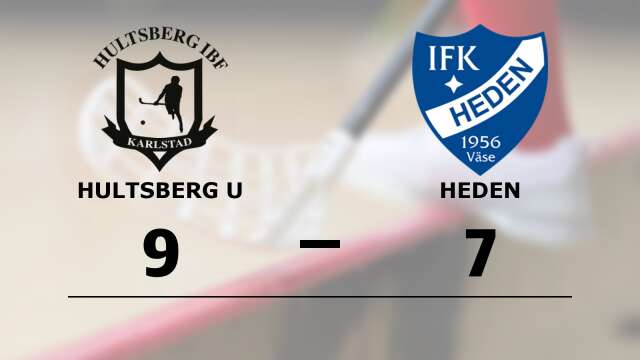 Hultsberg IBF vann mot IFK Heden