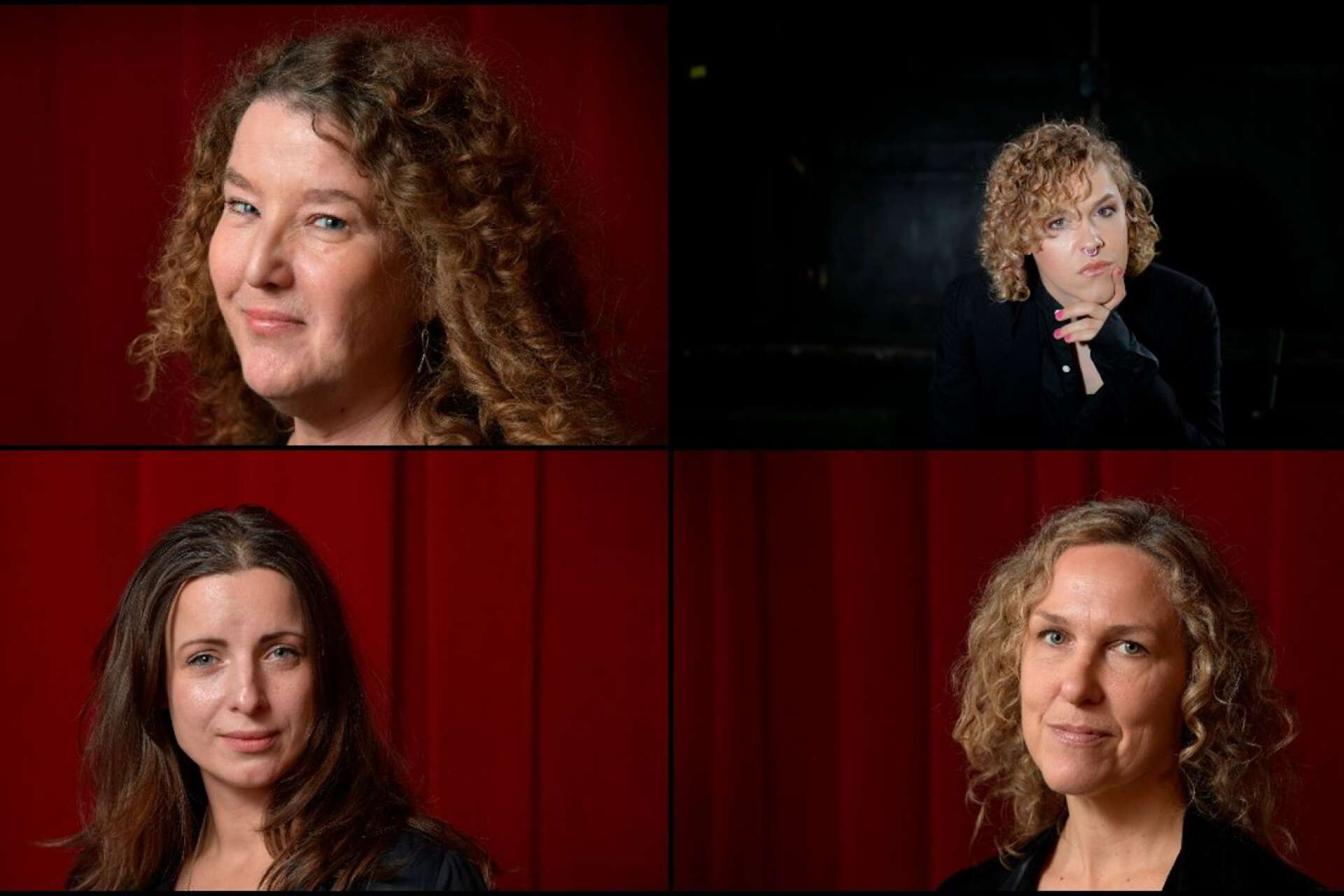 Här är fyra av författarna som gästar Karlstad och bibliotekskvällarna i höst: Anna-Karin Palm, Saga Becker, Nina Wähä och Marit Kapla.