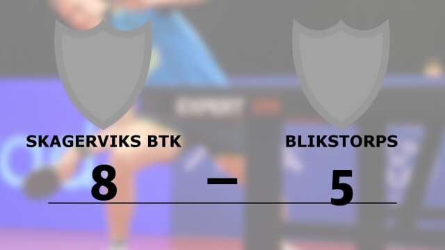 Skagersviks BTK vann mot Blikstorps AIK