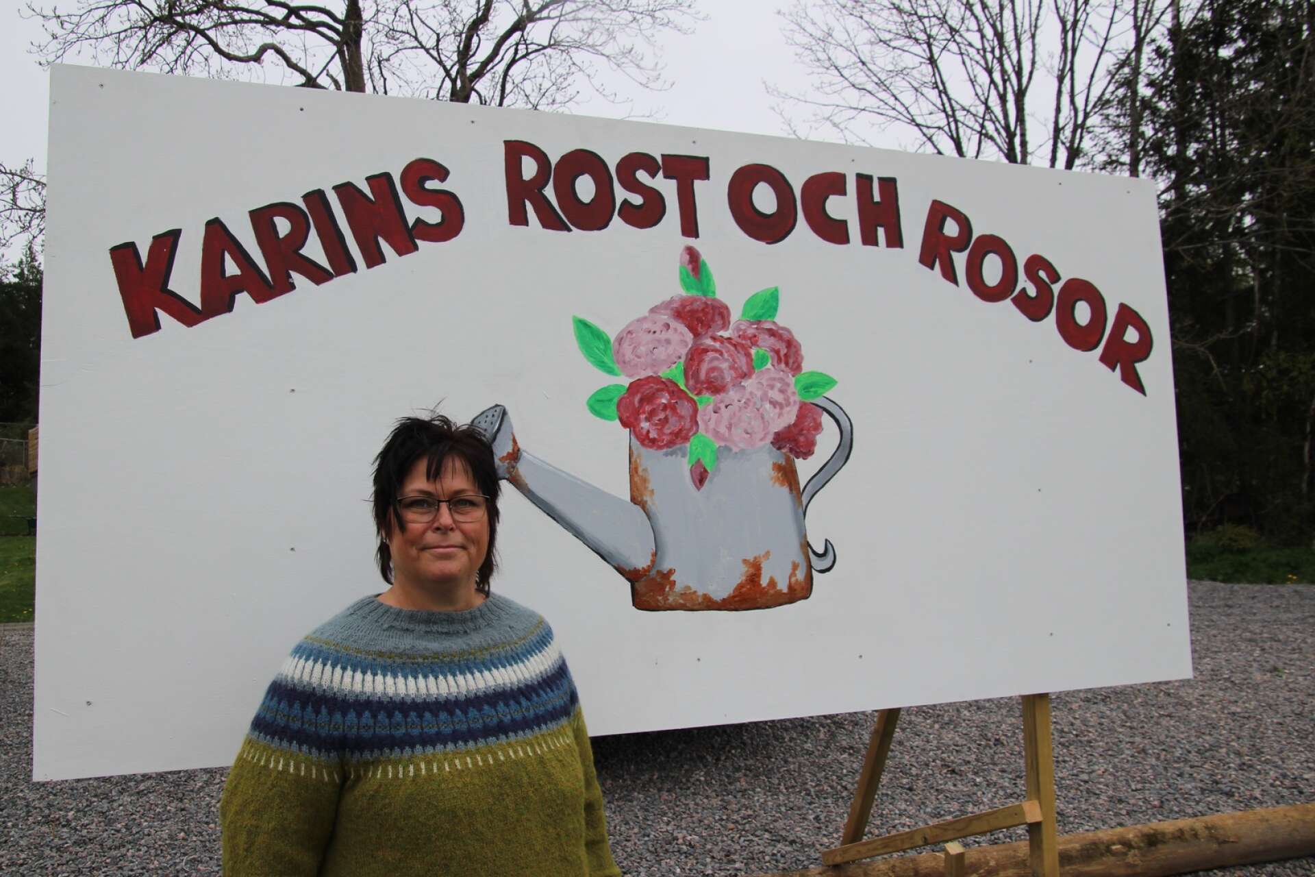 Karins rost och rosor blir namnet på Anna-Karin Karlssons handelsträdgård.