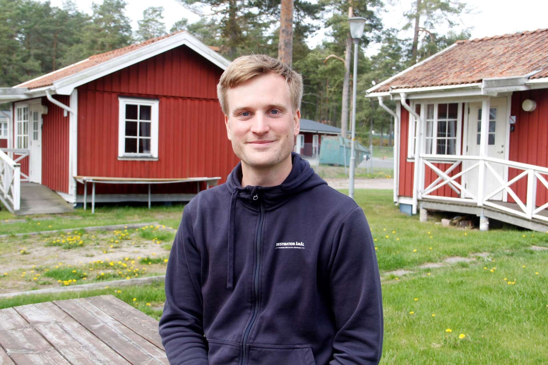 Benjamin Löwing Svensson tog över som arrendator på Örnäs camping från den här säsongen och presenterade sina planer.