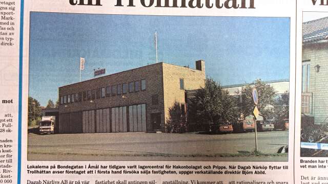 Dagab beslutade för 25 år sedan att flytta sin verksamhet på Bondegatan till Trollhättan.
