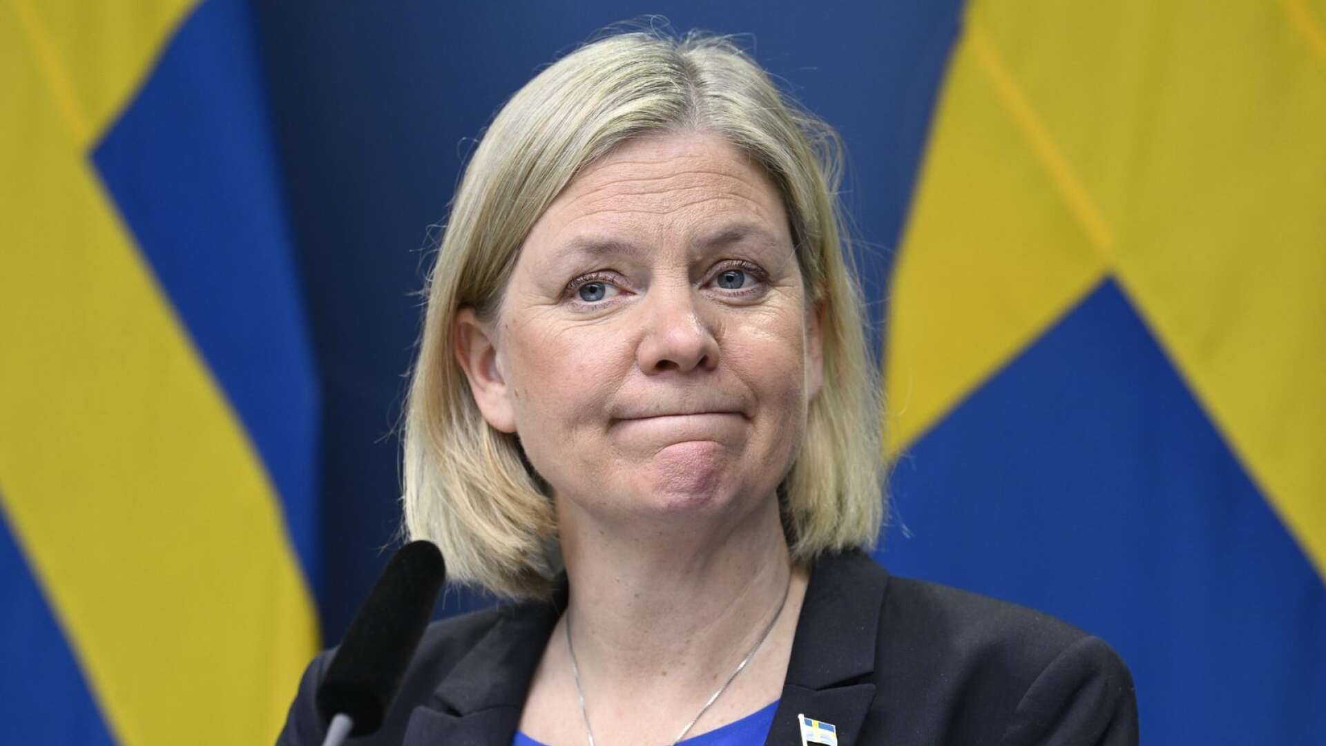 Statsminister Magdalena Andersson (S) kommenterar dagens partiledarsamtal om säkerhetsläget.
