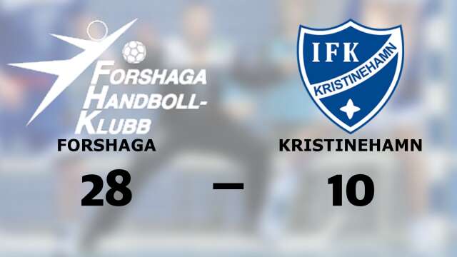 Forshaga HK vann mot IFK Kristinehamn Handboll