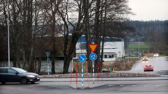 Rondellen och den nya förbindelsevägen i Haggården stängs av under två dagar.
