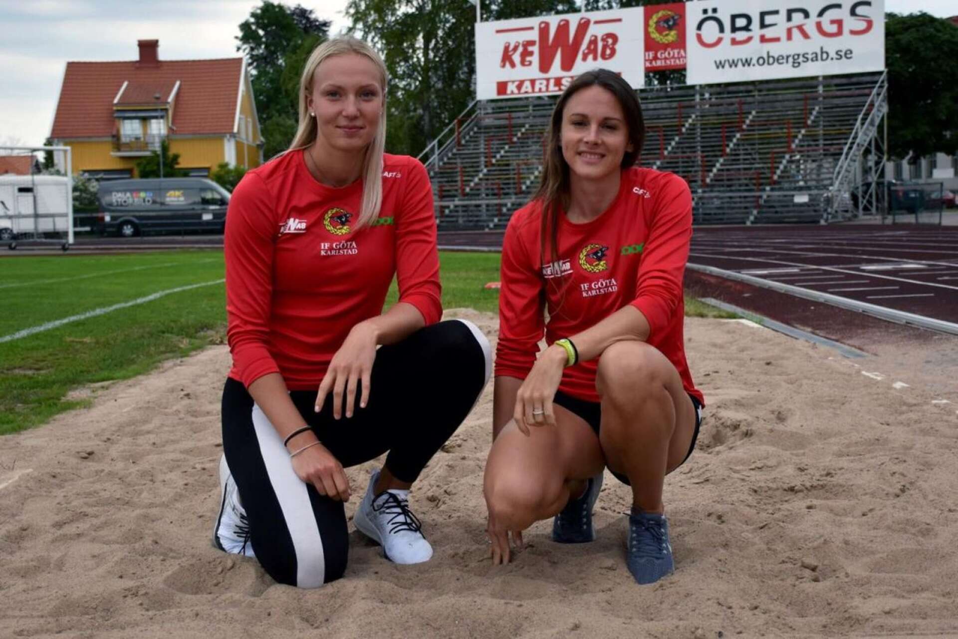Kaiza Karlén och Erica Jarder är två av atleterna från IF Göta som får chansen i Nordenkampen. 