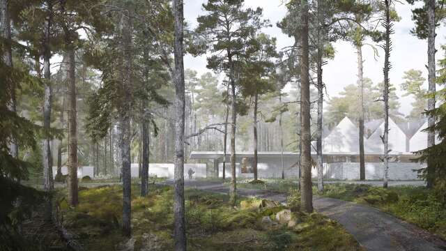 Bygglovsnämnden har nu beviljat bygglov för krematorium och ceremonilokal i skogsområdet i närheten av Ryds kyrkoruin.