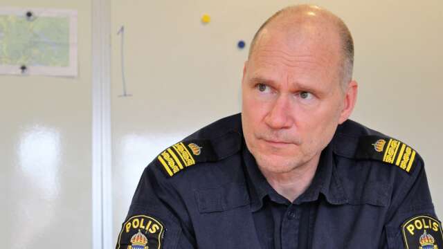 ”I ett nationellt perspektiv har vi ett väldigt gott läge”, kommenterar polischefen Jonas Wendel antalet öppna brottsutredningar i lokalpolisområde Arvika.