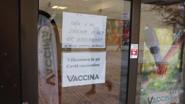 Vaccina stänger sin verksamhet i Skövde. 