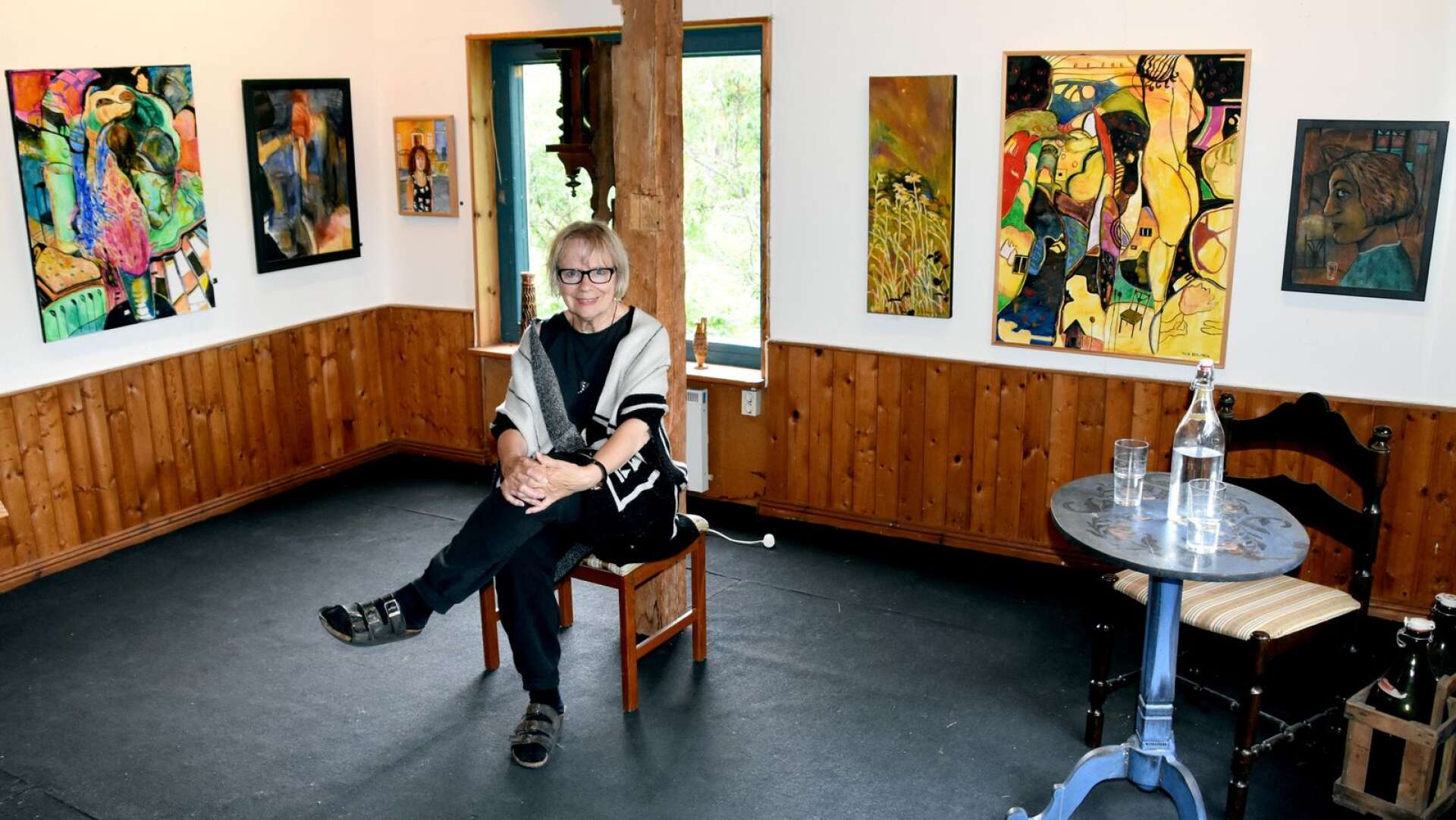 Inger Bergström öppnar en ny utställning med oljemålningar nu på lördag.