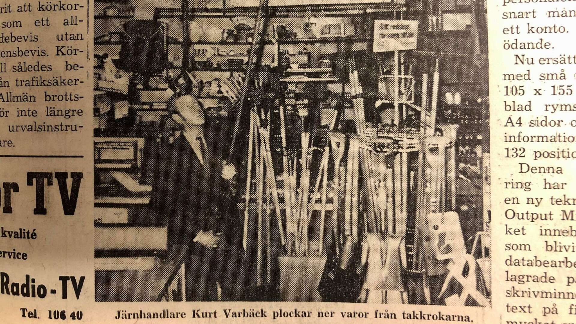 Kurt Varbäck förberedde en flytt och sammanslagning med Eskilstunaboden för 50 år sedan.
