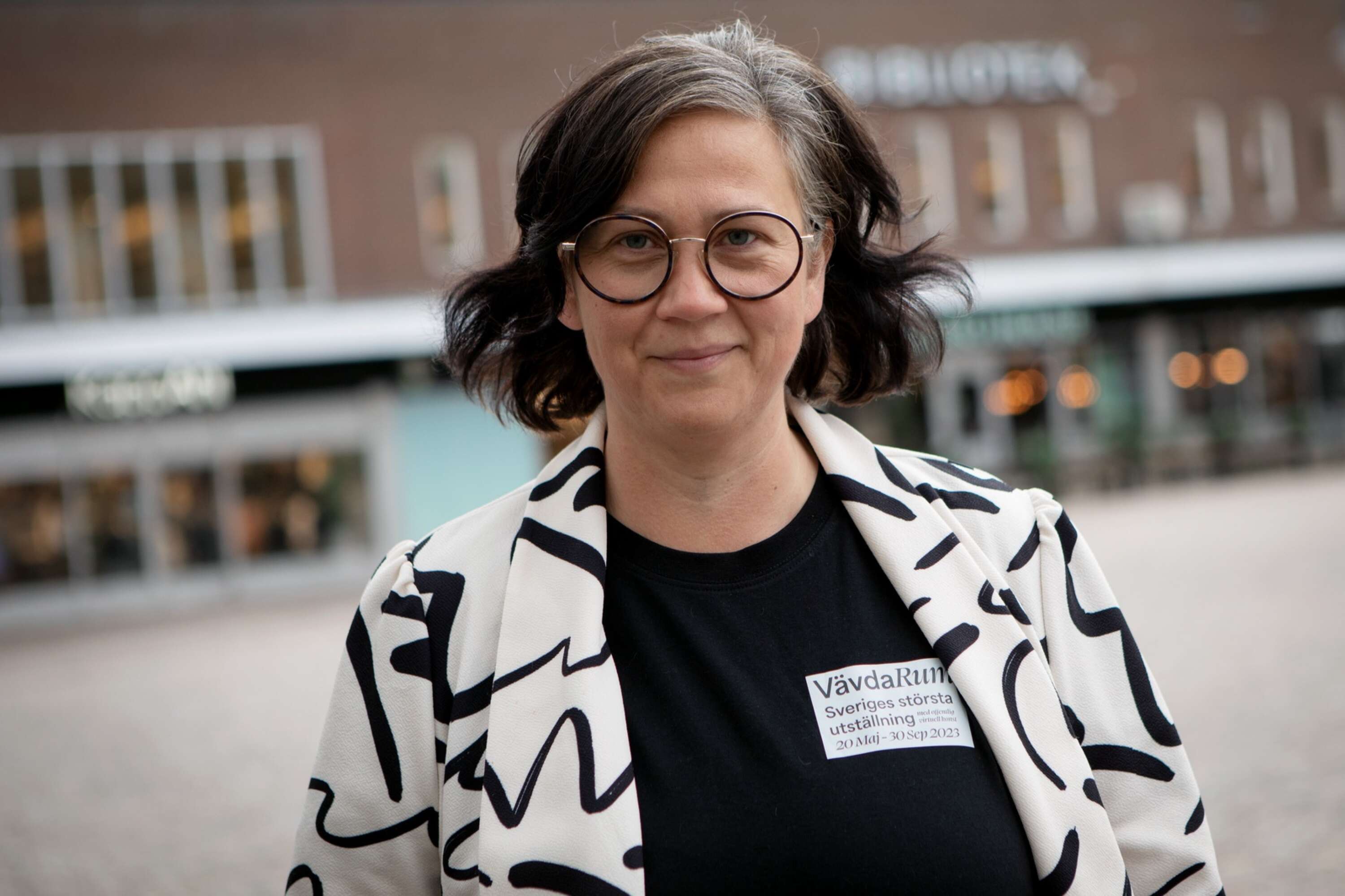 Linda Jurmu är ordförande i Karlskoga konstförening.