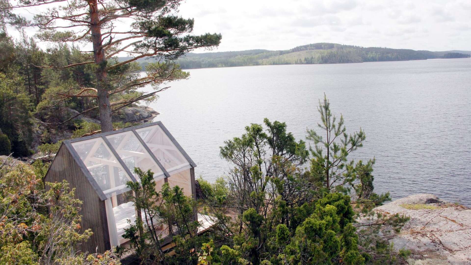 Glashusen, som här hos Dalslands Aktiviteter, är ett uppmärksammat projekt inom sjönära boende. Nu vill Dalslands Aktiviteter hitta dess efterföljare.