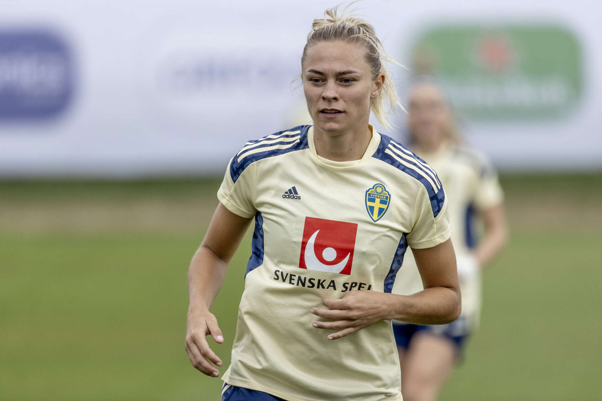 Fridolina Rolfö har fått kritik under EM för att hon inte varit tillräckligt delaktig i det offensiva spelet.