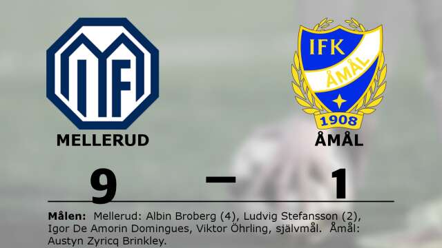 Mellerud vann mot IFK Åmål
