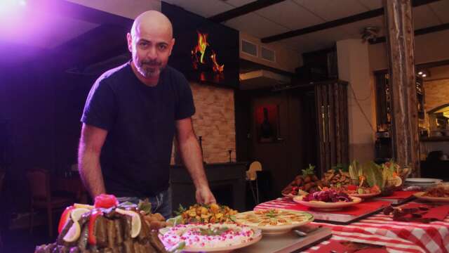 Krögaren Jeel Daher har introducerat libanesisk buffé på Åmåls restaurangscen.
