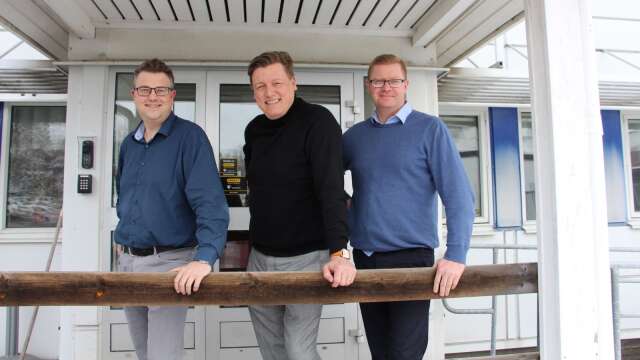 Lars Wall, Peter Kull och Sören Viktorsson på BVT Sweden hoppas på att kunna växa snabbt.