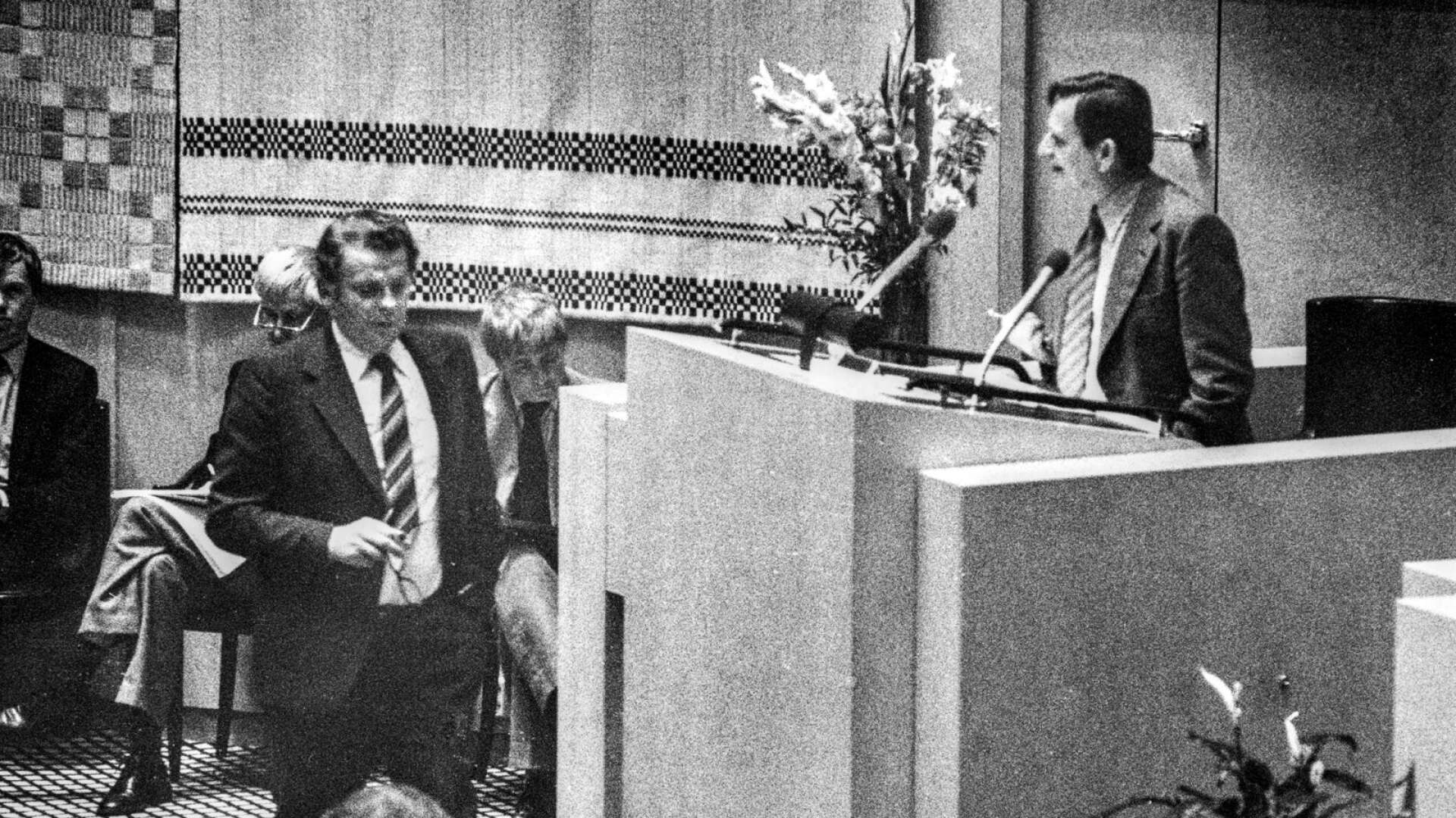 Debatterna mellan Thorbjörn Fälldin (C) och Olof Palme (S) kunde vara nog så hätska.