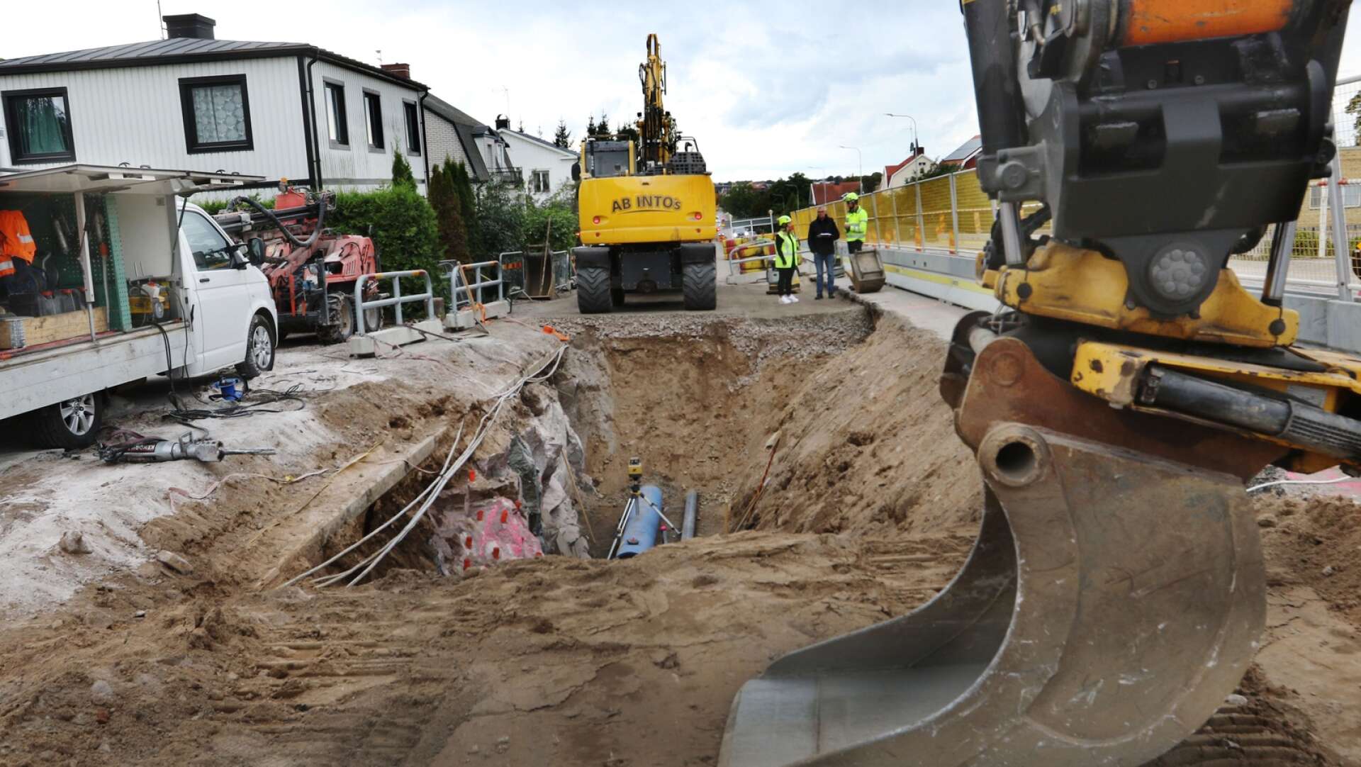 Efter nyår är det dags för nästa etapp med jobbet att byta vattenledningen som går utmed Stockholmsvägen.