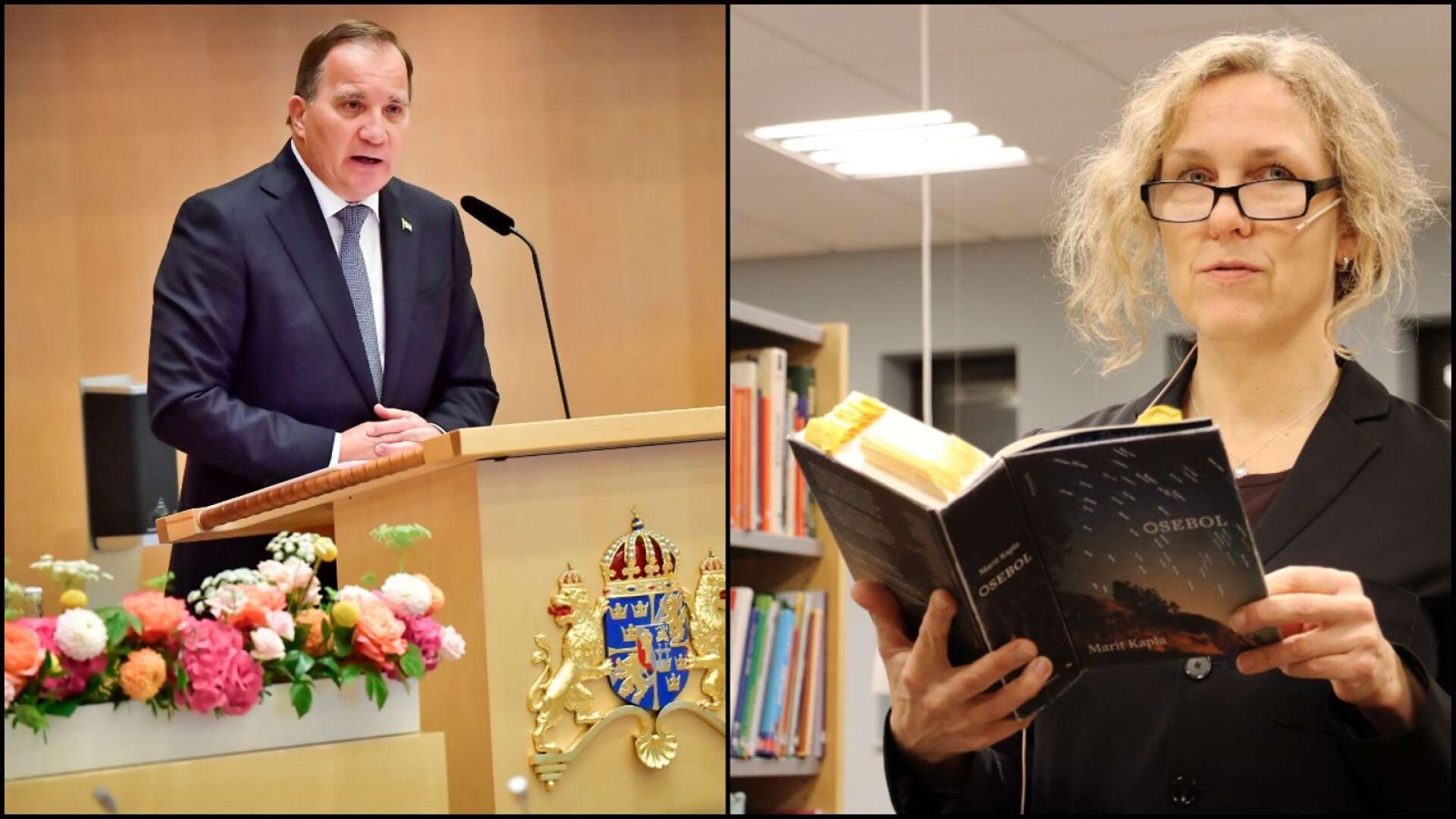 Stefan Löfven citerade ur Marit Kaplas bok när han höll sin regeringsförklaring under tisdagen.