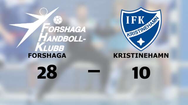 Forshaga HK vann mot IFK Kristinehamn Handboll