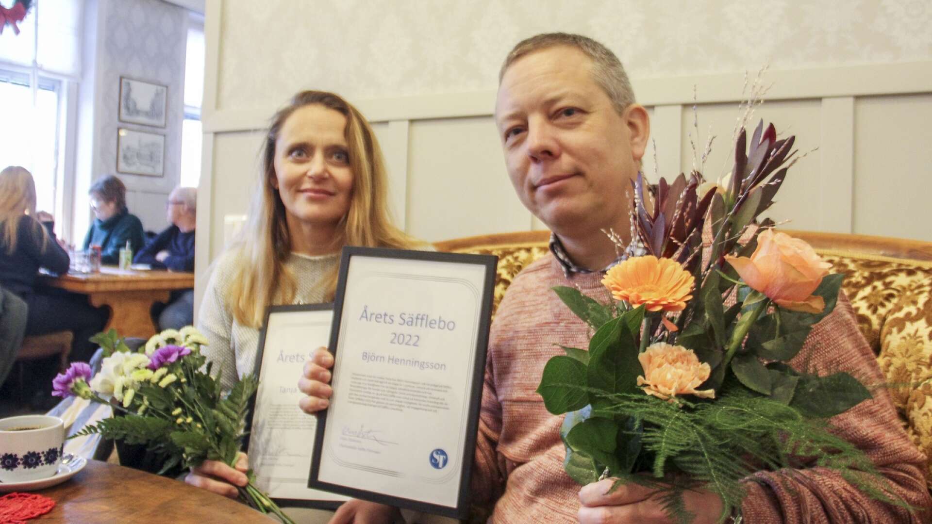 Tanja och Björn Henningsson blir Årets Säfflebo 2022.
