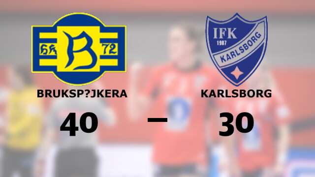 HK Brukspôjkera vann mot IFK Karlsborg