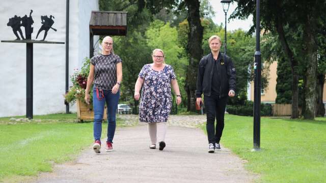Jenny Christensen, näringsutvecklare i Åmåls kommun, Lena Lindberg Wong, turistbyråchef i Åmål, och Adam Staf, kommunikatör på Åmåls kommun, har hållit i trådarna inför kalaset.