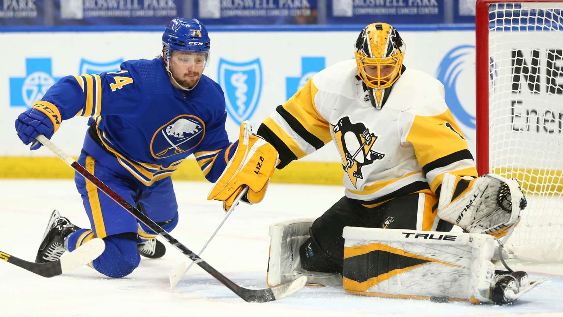 Rasmus Asplunds Buffalo vann söndagskvällens match mot Pittsburgh Penguins.