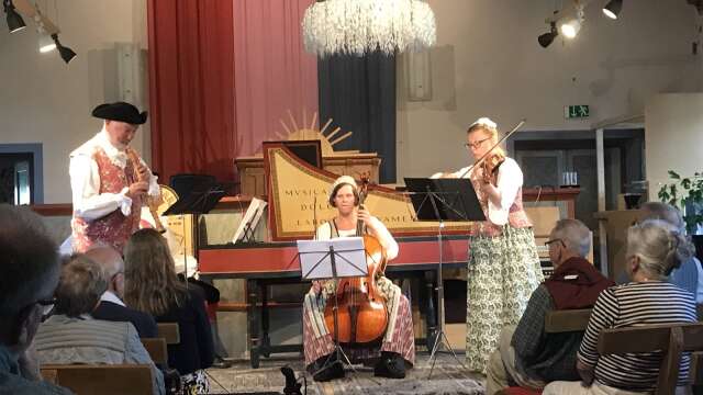 Ensemble Zellbell i Södra Råda kulturhus, vid en konsert förra sommaren.