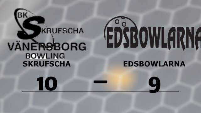 BK Skrufscha vann mot KS Edsbowlarna