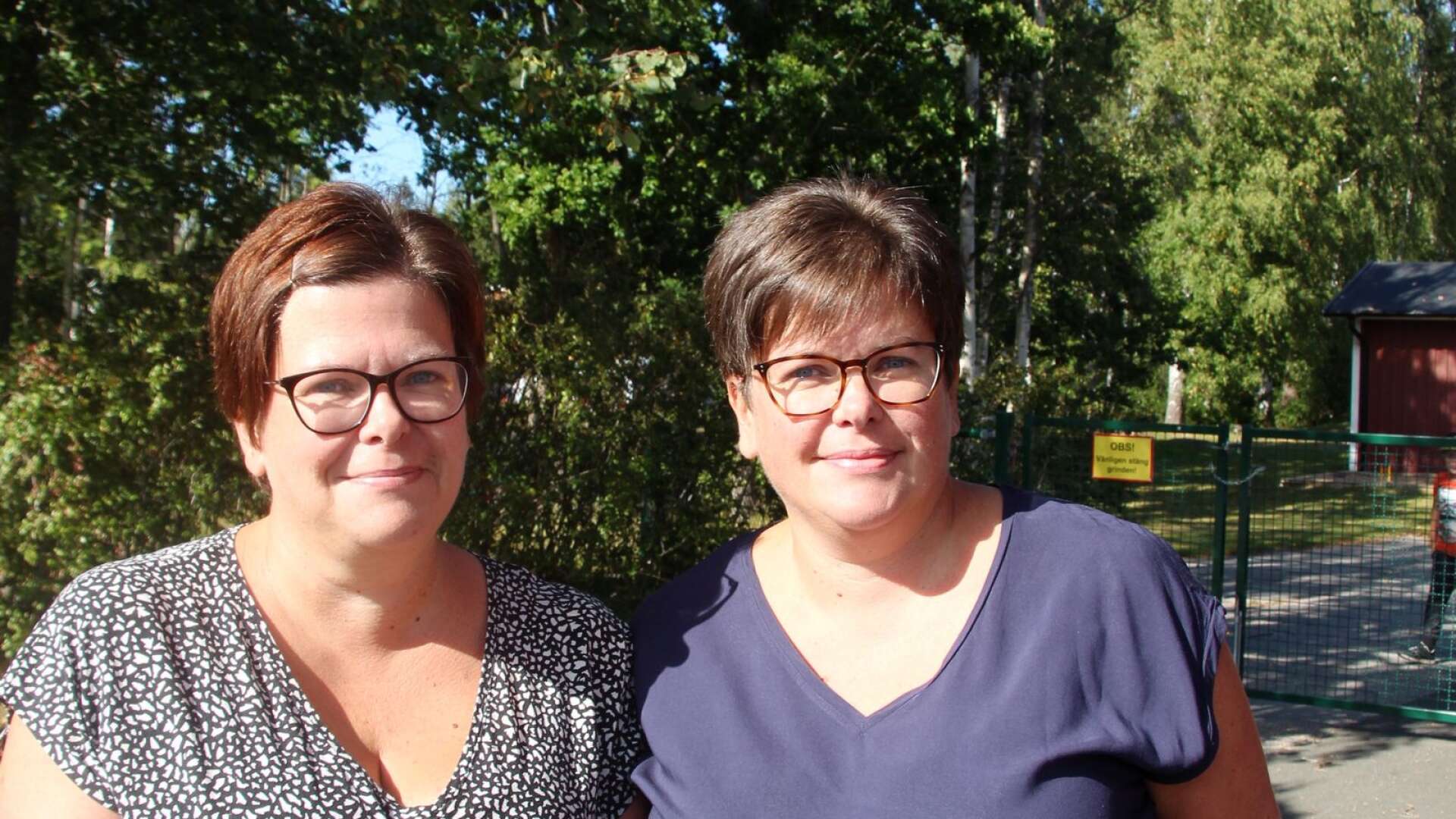 Tvillingarna Ewa Rikardsson och Anna Olofsson hittade den 80-årige man som polisen letade efter i torsdags kväll. 
