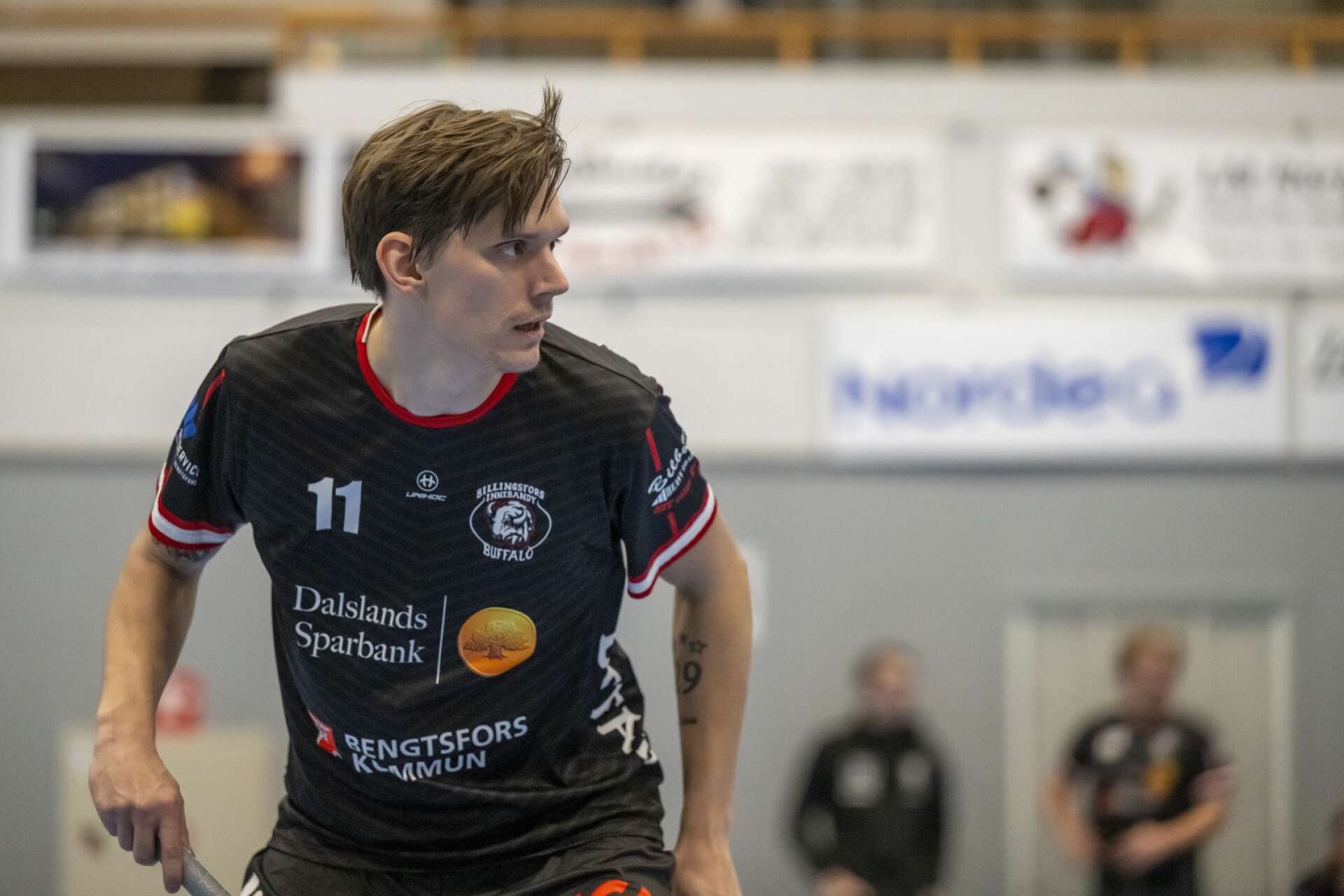 Daniel Ekström har gjort comeback den här säsongen och stod för två mål i matchen.