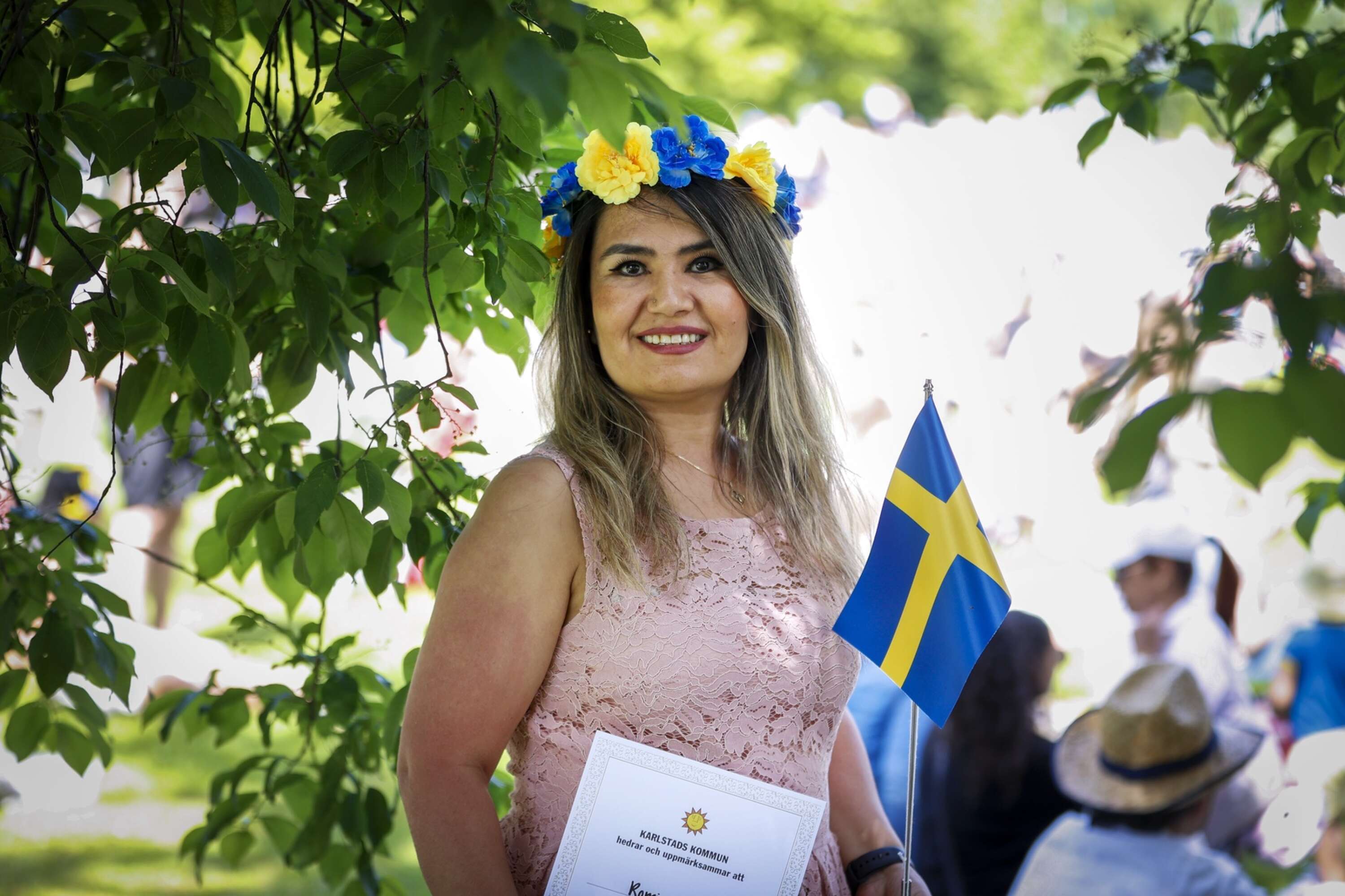 Romina Fazli är en av de nya svenska medborgare som välkomnas.